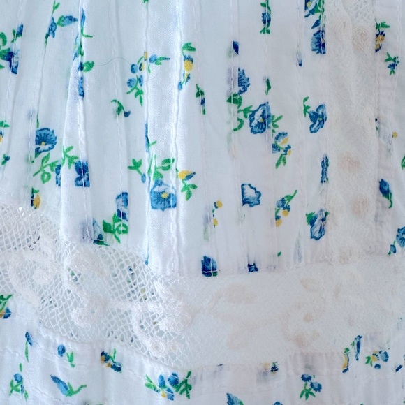 Loveshackfancy Eponda Midi Skirt Floral Ruffle Lace Size‎ S - Picture 6 of 9